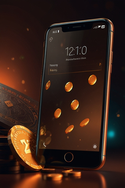 Smartphone met casino-app
